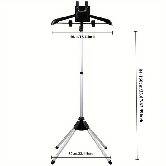 An Adjustable Clothing Steam Rack - a Multifunctional Metal And Plastic Hanger That Can Be Folded to Save Space, Weighing 11.02 Pounds, Suitable for Homes, Hotels, Clothing Stores, And Factories.